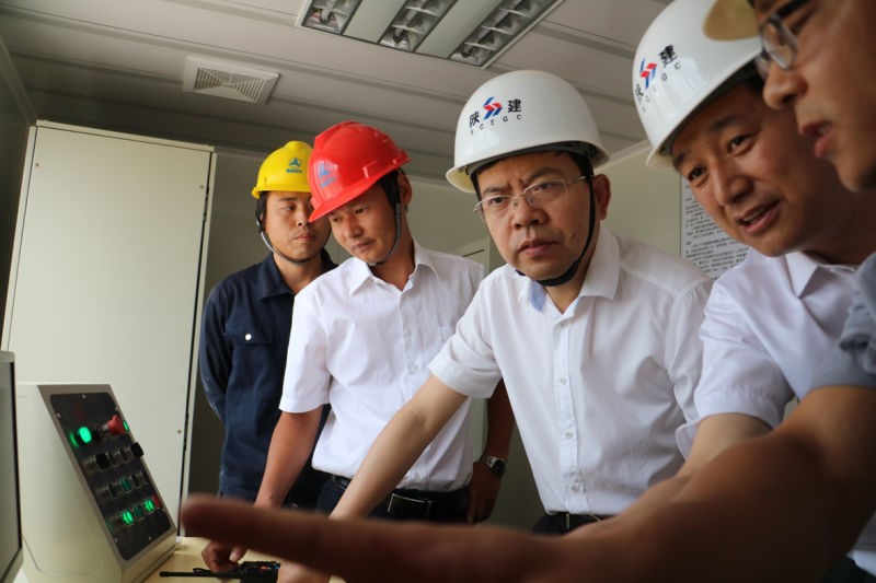 陜建集團總經理張義光在調研秦漢新城建筑產業(yè)化基地時強調：